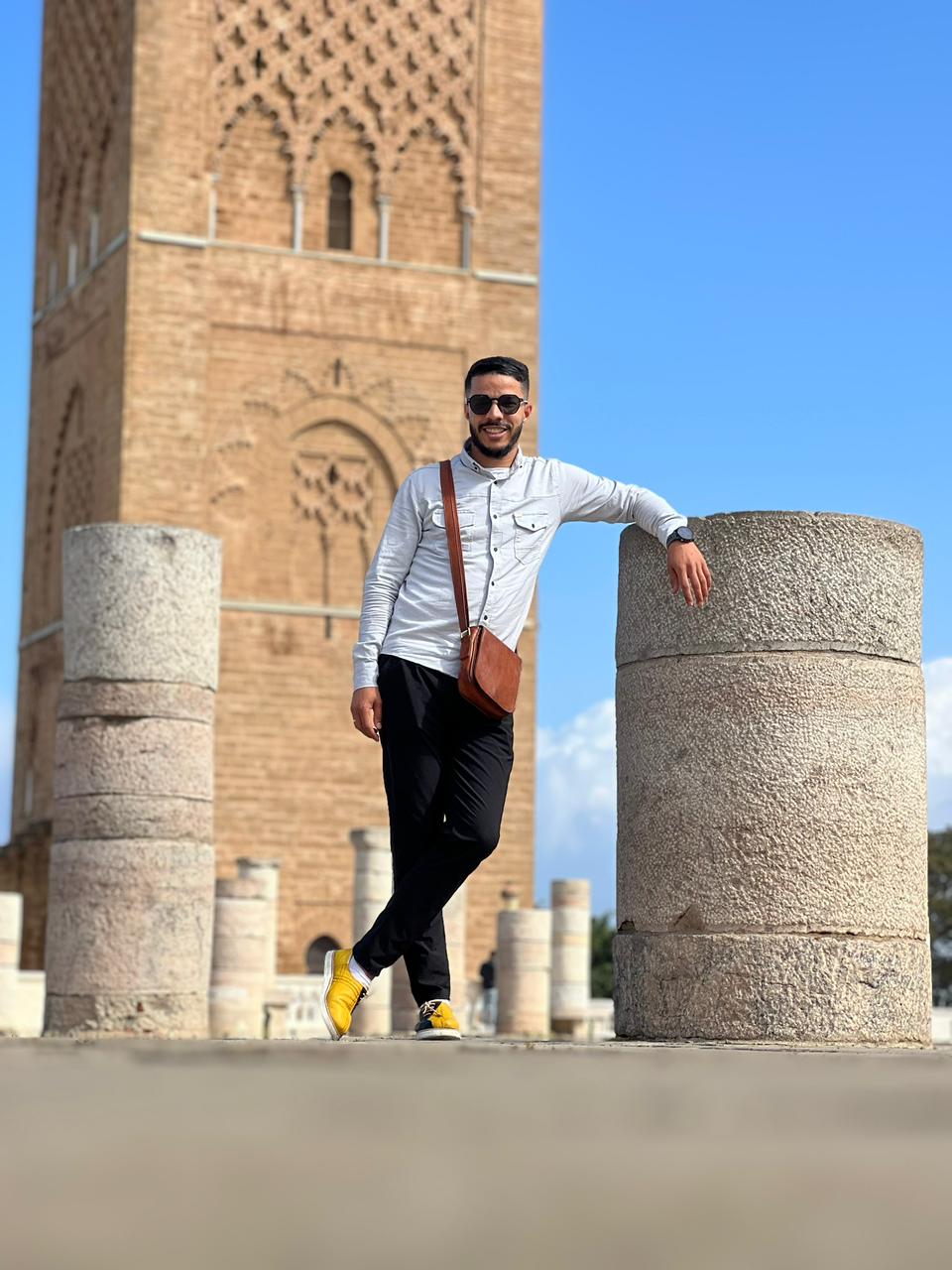 Camel caravan in the desert